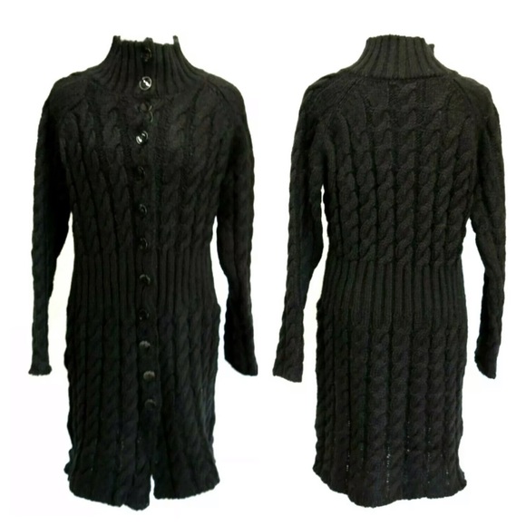 🛍 The CELES Hand Knit Long Sweater - Picture 3 of 10